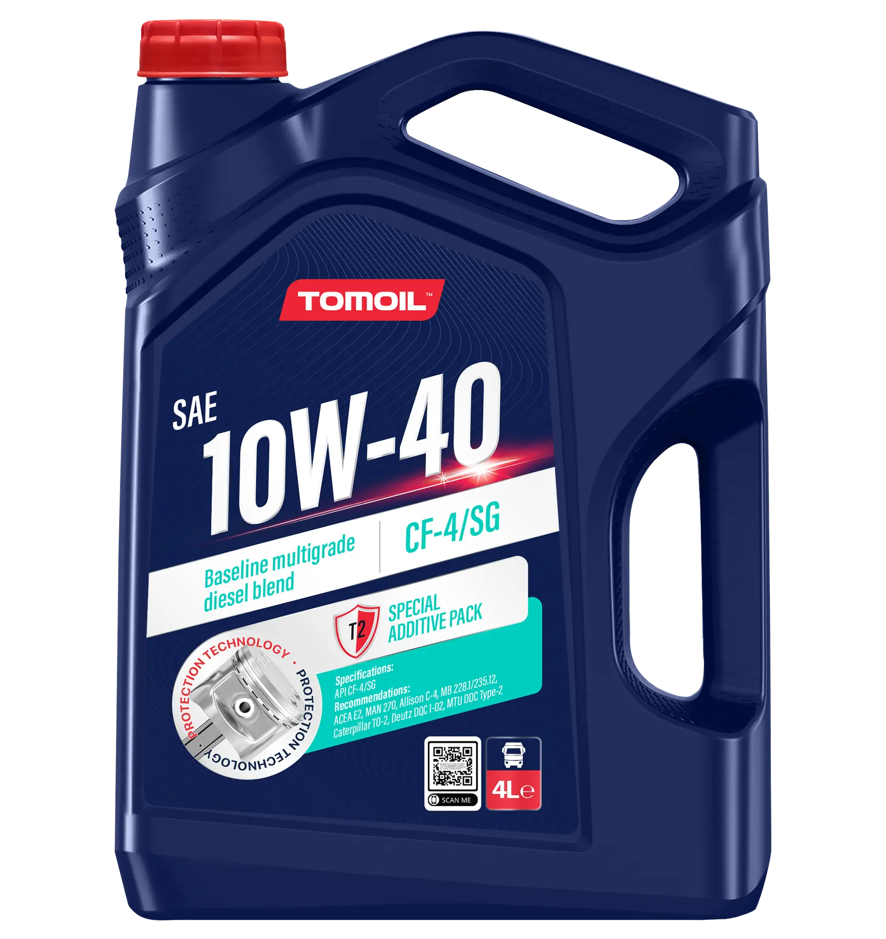 Tomoil® Engine Oil 10W-40 CF-4/SG