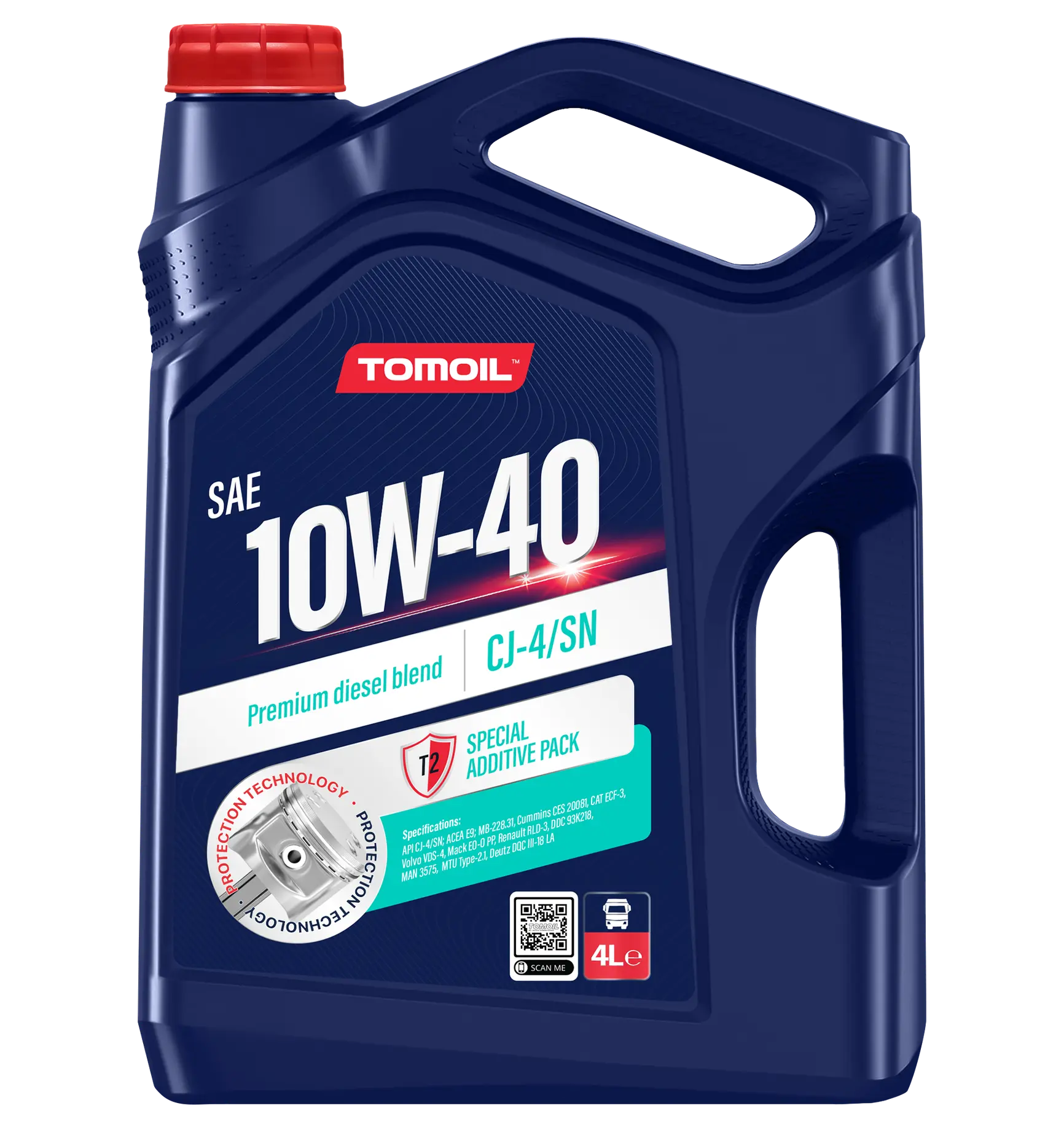 Tomoil® Engine Oil 10W-40 CJ-4/SN
