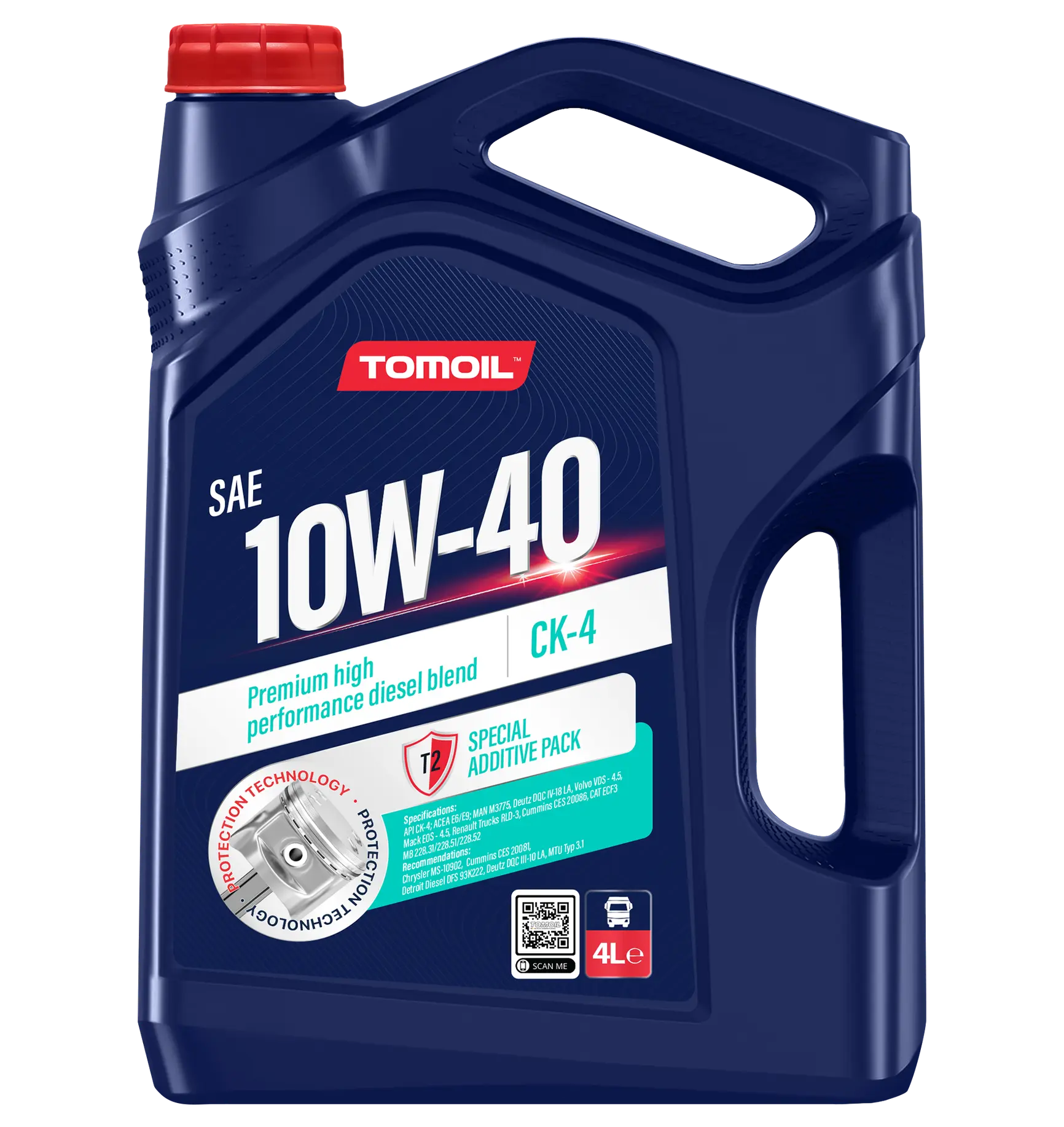 Tomoil® Engine Oil 10W-40 CK-4