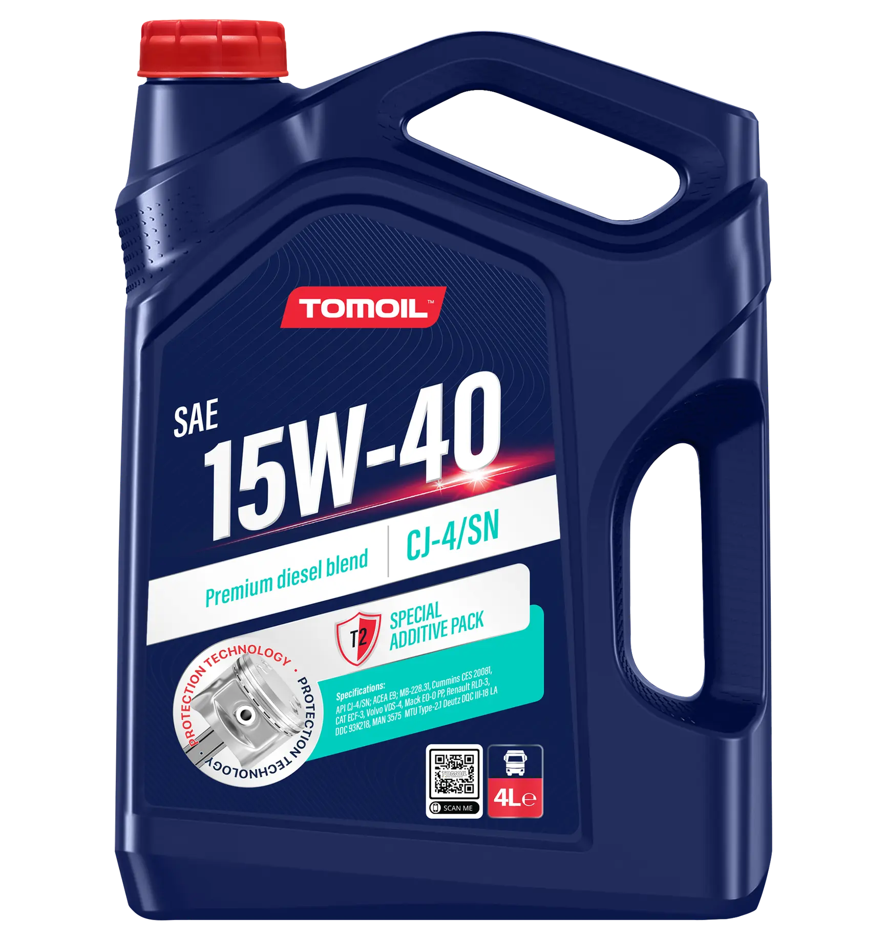 Tomoil® Engine Oil 15W-40 CJ-4/SN