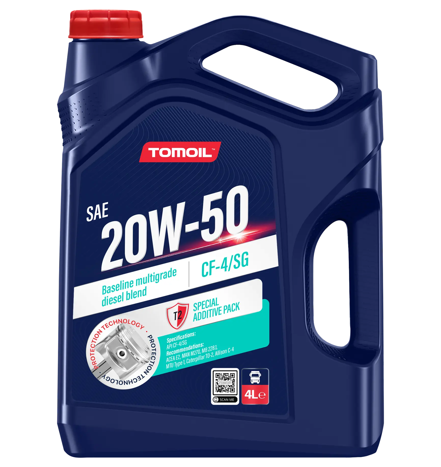 Tomoil® Engine Oil 20W-50 CF-4/SG