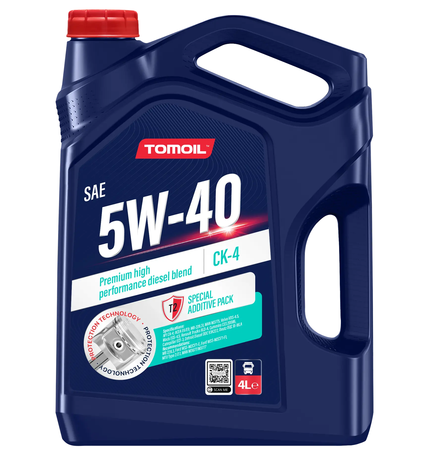 Tomoil® Engine Oil 5W-40 CK-4